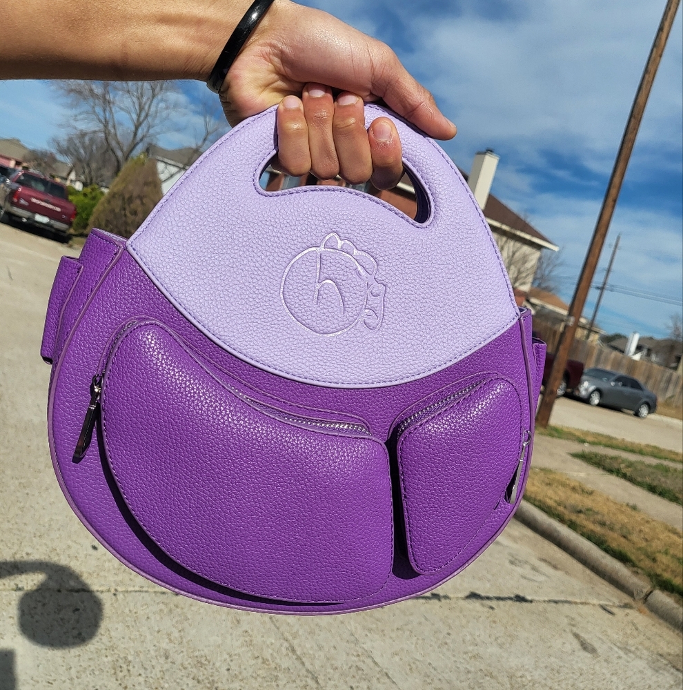 Homage Year Purple Abundance Handbag